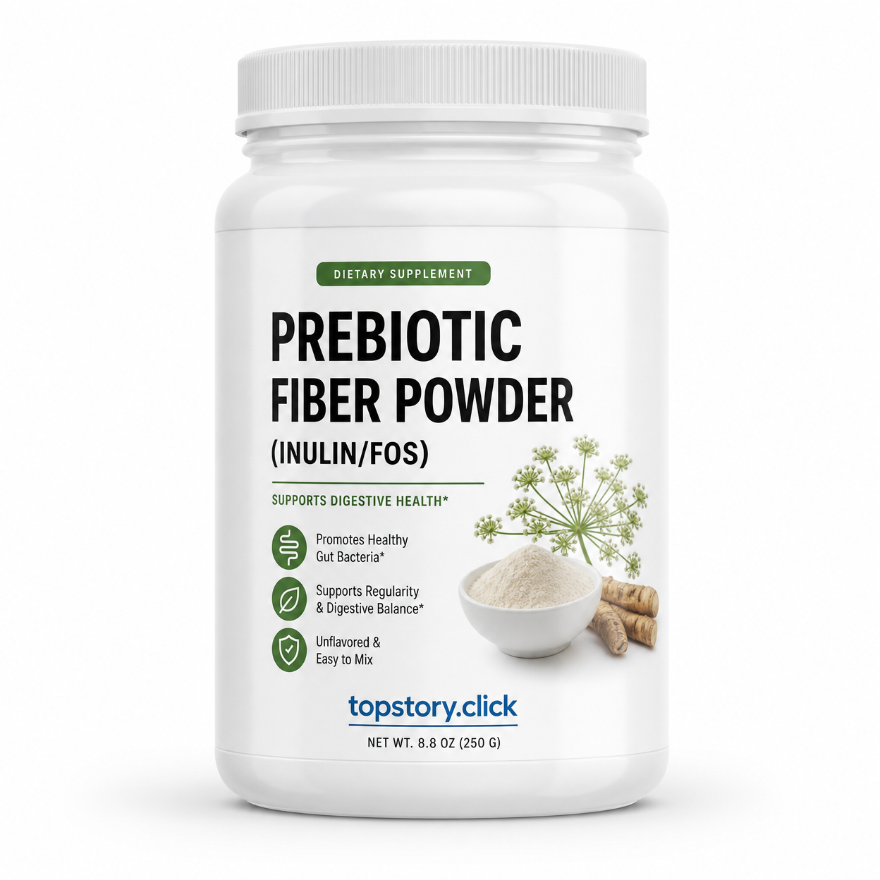 Prebiotic Fiber Powder (Inulin/FOS)